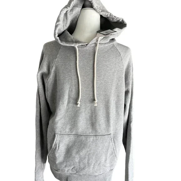 NWT  Size M RE/DONE 60s Raglan Hoodie Heather Grey - Picture 3 of 6